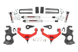 GMC Sierra 2500 HD Suspension Lift Kit - Rough Country - 3.5 Inch Knuckle Lift Kit | V2 | w/ Overloads - '11-'19